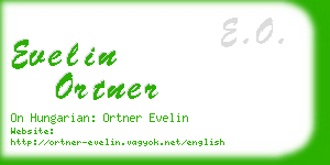 evelin ortner business card